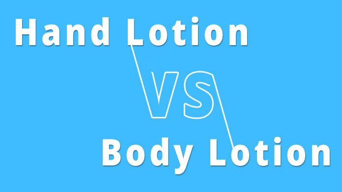 difference between hand lotion and body lotion